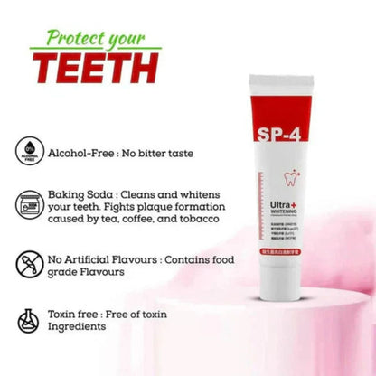 SP-4 PROBIOTICS WHITENING & FRESH TOOTHPASTE PACK OF 2