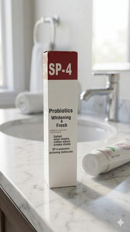 SP-4 PROBIOTICS WHITENING & FRESH TOOTHPASTE PACK OF 2