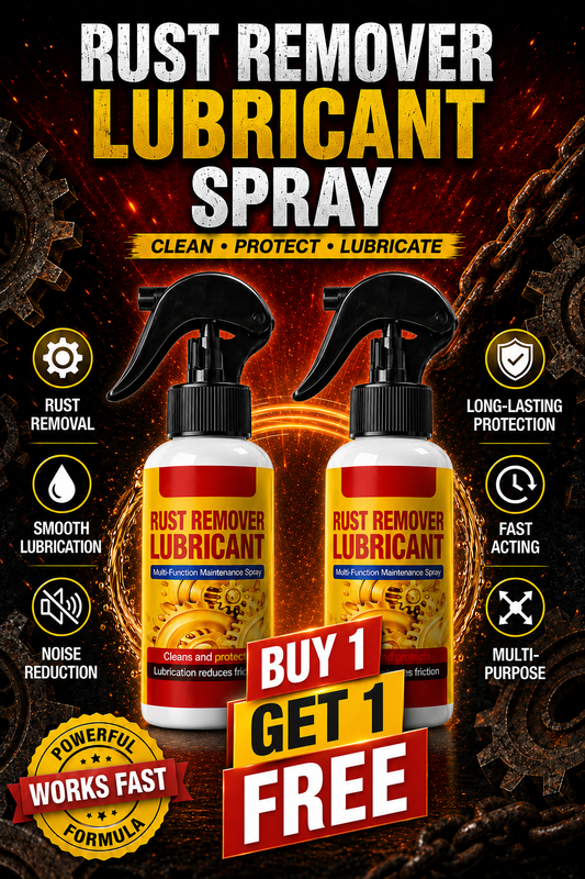Anti- Rust Lubricant Spray & Rust Remover |  Pack of 2 Bye 1 Get 1 Free