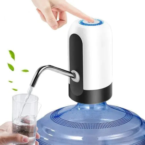 Automatic Electric Water Dispenser Pump for 20L Bottle | Portable USB Charging Wireless Water Bottle Pump