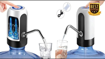 Automatic Electric Water Dispenser Pump for 20L Bottle | Portable USB Charging Wireless Water Bottle Pump